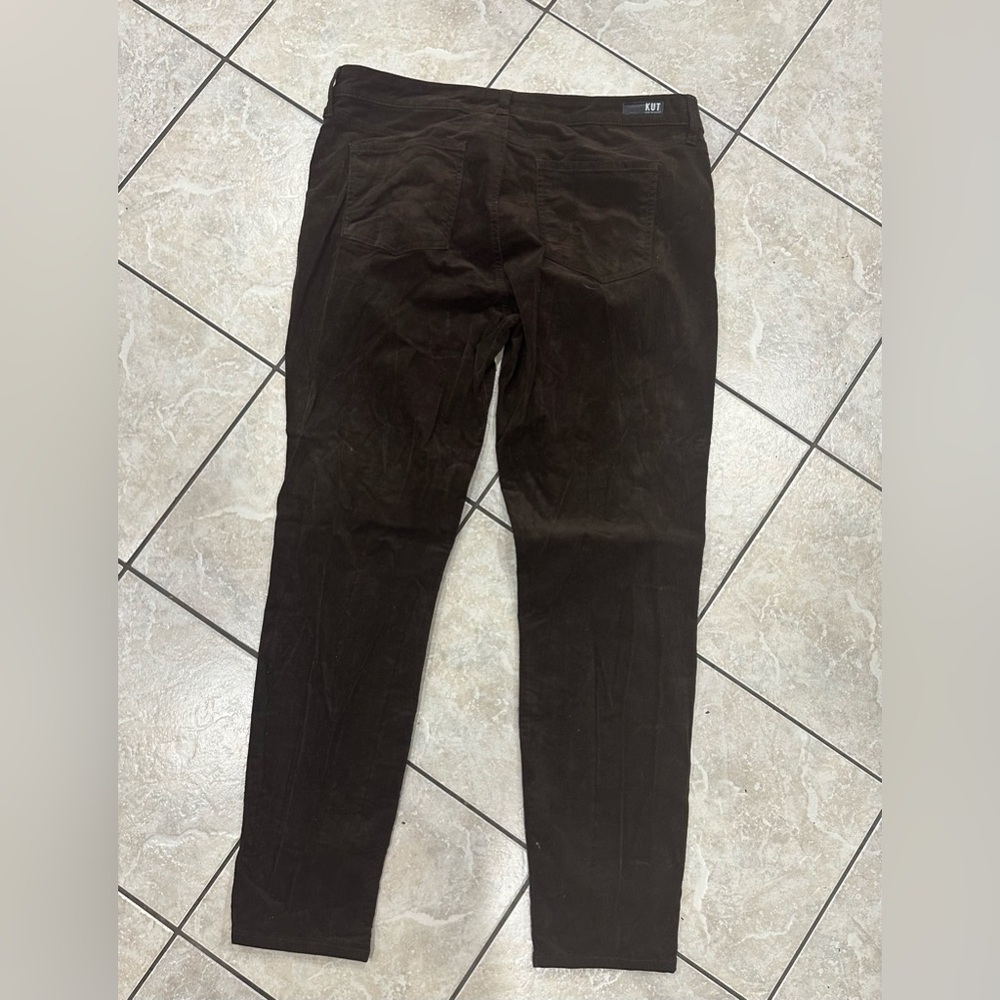 Kut from the Kloth Chocolate Brown Corduroy Pants - Picture 2 of 6